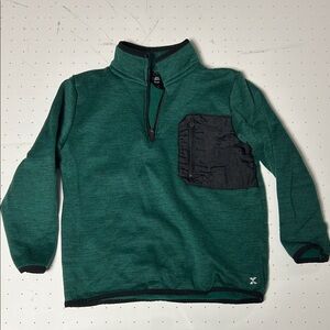 Xersion Forest Green Pullover with Black Trim